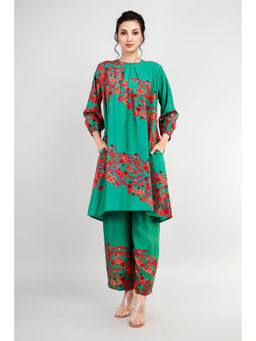 Zolo Label - Printed Green Co-Ord Set