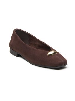Peach Flores - Women Brown Aura Ballerina