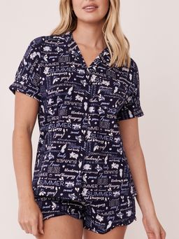 La Vie En Rose - Short Sleeve Button-down Shirt