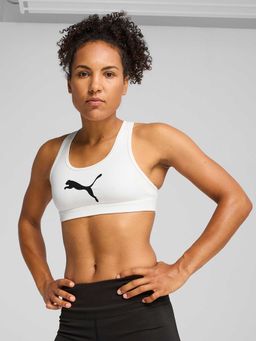 Puma - 4Keeps Womens White Training Sports Bra