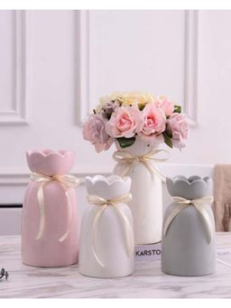 Voncasa - Vase in Color - Grey