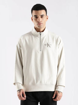 Calvin Klein - Logo Oversized Fit Cotton Sweatshirt