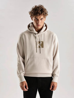 Calvin Klein - Logo Relaxed Fit Cotton Hoodie