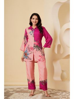 Gahan - Floral Pink Co-Ord Set