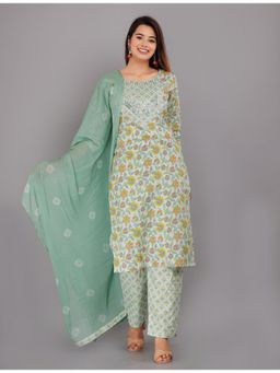Gahan - Womens Kurta with Pant & Dupatta