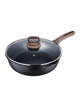 Bergner - Ultimate ILag Marble Non Stick Frypan with Lid 28 cm, 3.2 Ltr, Induction Base