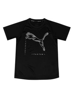 Puma - Active Sport Poly Boys Black T-shirts