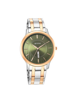 Titan - 1825Km03-Green Dial Analog Watch For Men