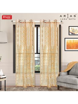 At Home by Nilkamal - Arias Luxuria Sheers Long Door Curtain Off White (Set of 2)
