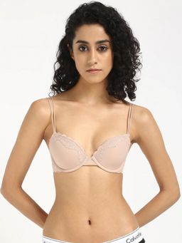 Calvin Klein - Half Coverage Padded Wired Demi-Cup Bra