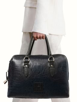 Hidesign - Wanderer 03 Midnight Black Unisex Duffle Bag (M)