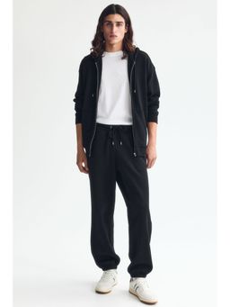 H&M - Men Black Relaxed Fit Sweatpants
