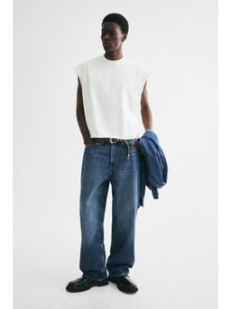 H&M - Men Blue Baggy Jeans