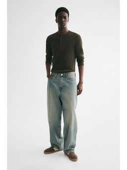 H&M - Men Blue Baggy Jeans