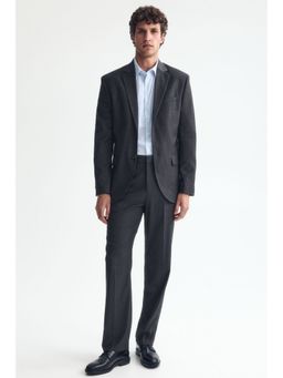 H&M - Men Grey Regular Fit Single-Breasted Jacket