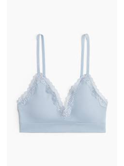 H&M - Women Blue Seamless Padded Soft Bra