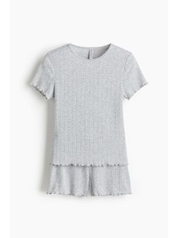 H&M - Women Grey Pointelle Pyjamas