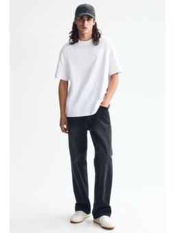 H&M - Men White Coolmax® Relaxed Fit T-Shirt