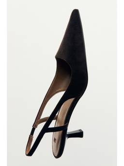 H&M - Women Brown Kitten-Heeled Slingbacks