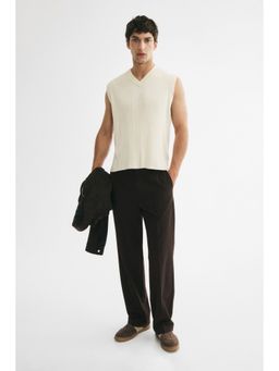 H&M - Men Brown Relaxed Fit Trousers