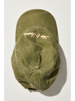 H&M - Women Green Cotton Twill Cap