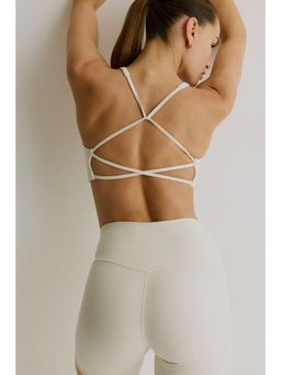 H&M - Women White Sports Bra With Softmove