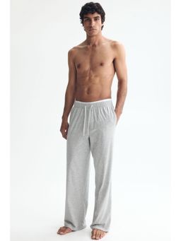 H&M - Men Grey Relaxed Fit Jersey Trouser