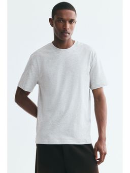 H&M - Men Grey Regular Fit T-Shirt