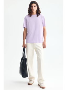 H&M - Men Purple Regular Fit T-Shirt