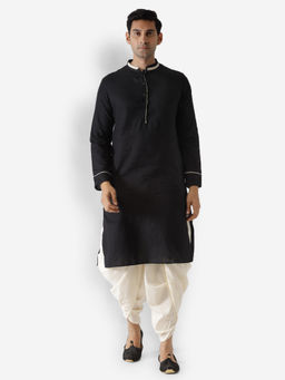 KISAH - Men Black Kurta