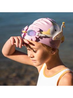 Sunnylife - Lavender Silicon PVD Solid-Plain Swim Goggles (3-12 Years)