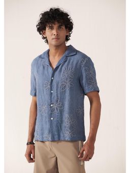 Muvazo - Indigo Garden Shirt