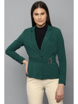 Allen Solly - Green Solid Blazer (Set of 2)