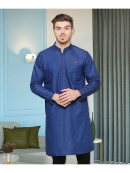 KUONS AVENUE - Men's Denim Long Kurta