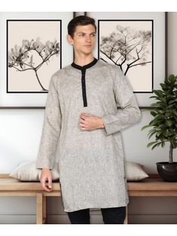 KUONS AVENUE - Men's Cotton Silk Regular Long Kurta