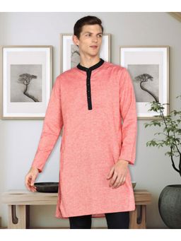 KUONS AVENUE - Men's Cotton Silk Regular Long Kurta