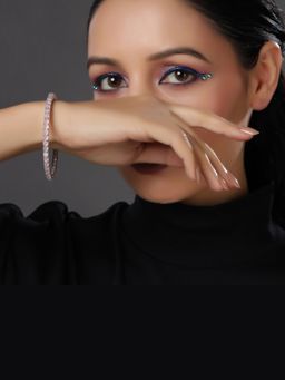 Ritu Singh - Pink Stone Kada