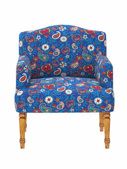 Chumbak - Nawaab Arm Chair - India Paisleys Blue