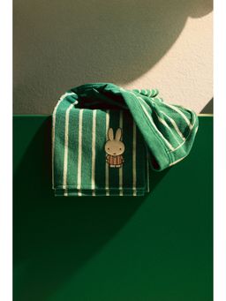 H&M - Unisex Green Appliqud Baby Towel Cape