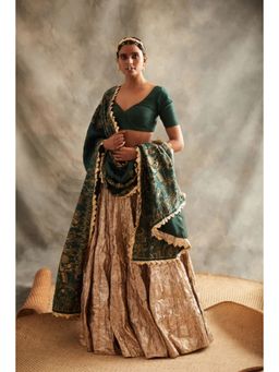ITRH - Panna Chandi Lehenga (Set of 3)