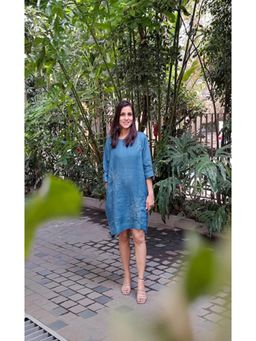 The House of Hemp - Blue Serene Dress