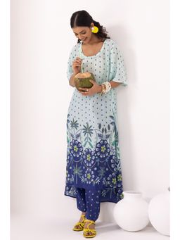 Thee Modern Roots - Sky Blue Pacific Kurta