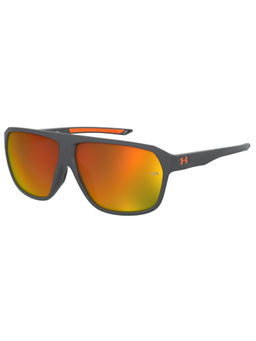 Under Armour - Unisex Orange Shaded Lens Rectangle Sunglasses