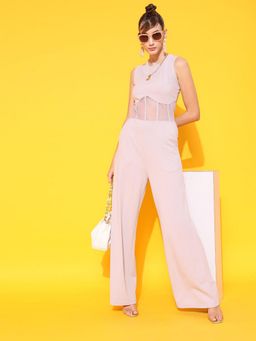 STREET 9 - Pink Corset Jumpsuit