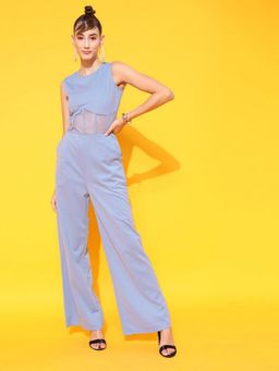 STREET 9 - Blue Corset Jumpsuit