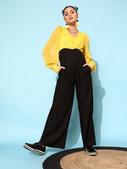 STREET 9 - Yellow Basic Jumpsuit