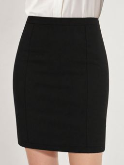 Martini - Women Black Extra Stretch Pencil Skirt