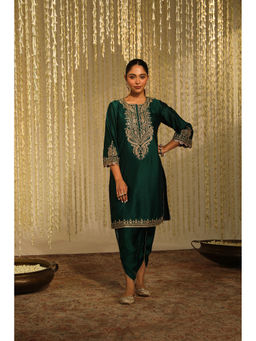 Sheetal Batra - Amara Kurta & Dhoti-Green (Set of 2)