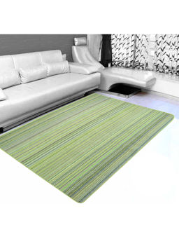 Saral Home - Microfiber Anti-Skid Carpet -(Green, 120X180 cm)
