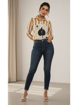 Varanga - Mustard Striped Shirt